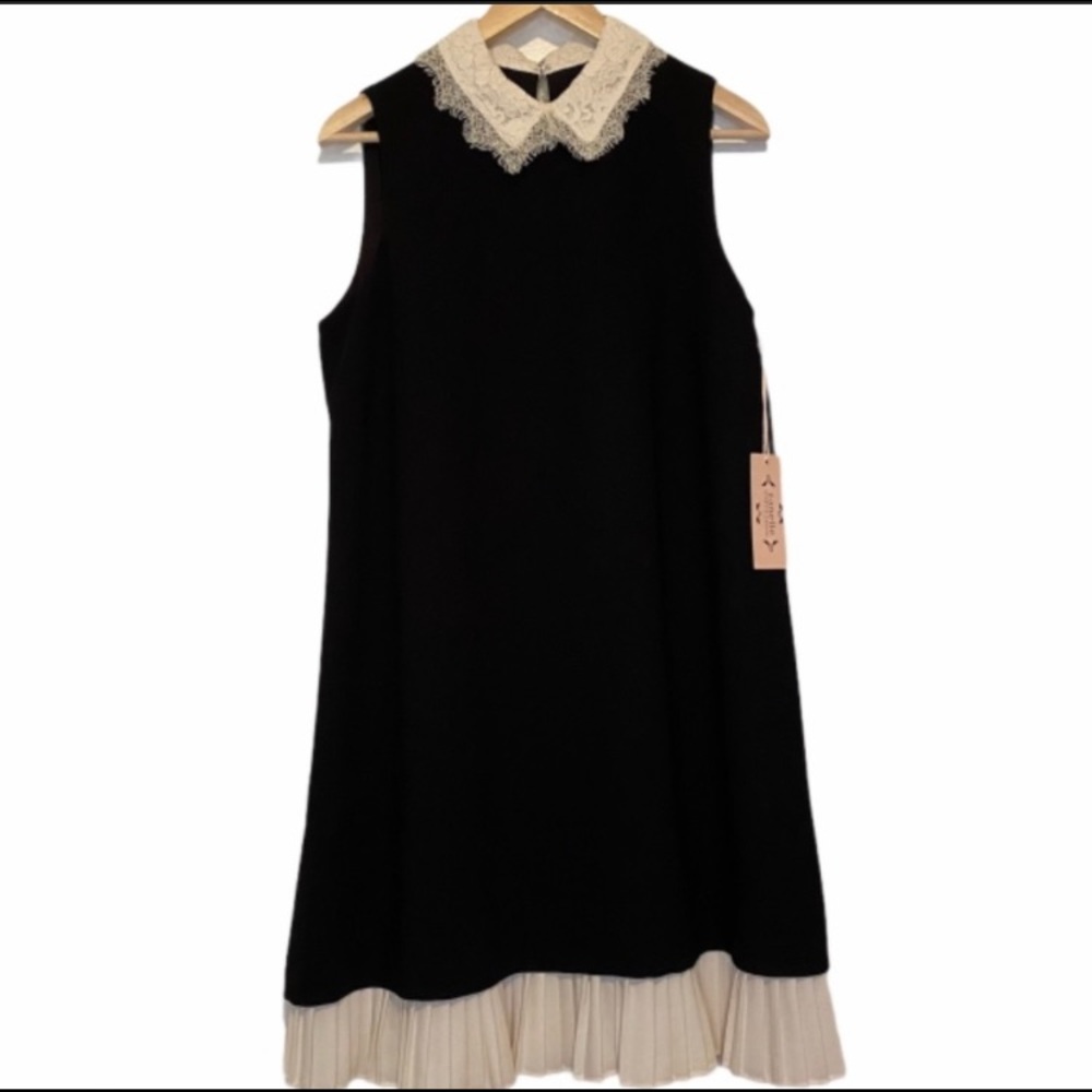 Nanette Lepore Lace Collar Shift Dress Size 8 New
